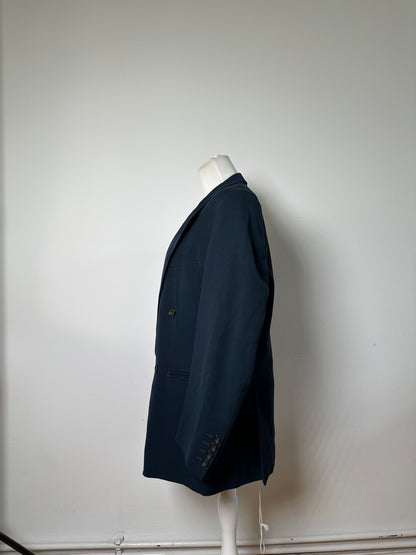 Vintage Dior Men's Wool Blazer Navy M