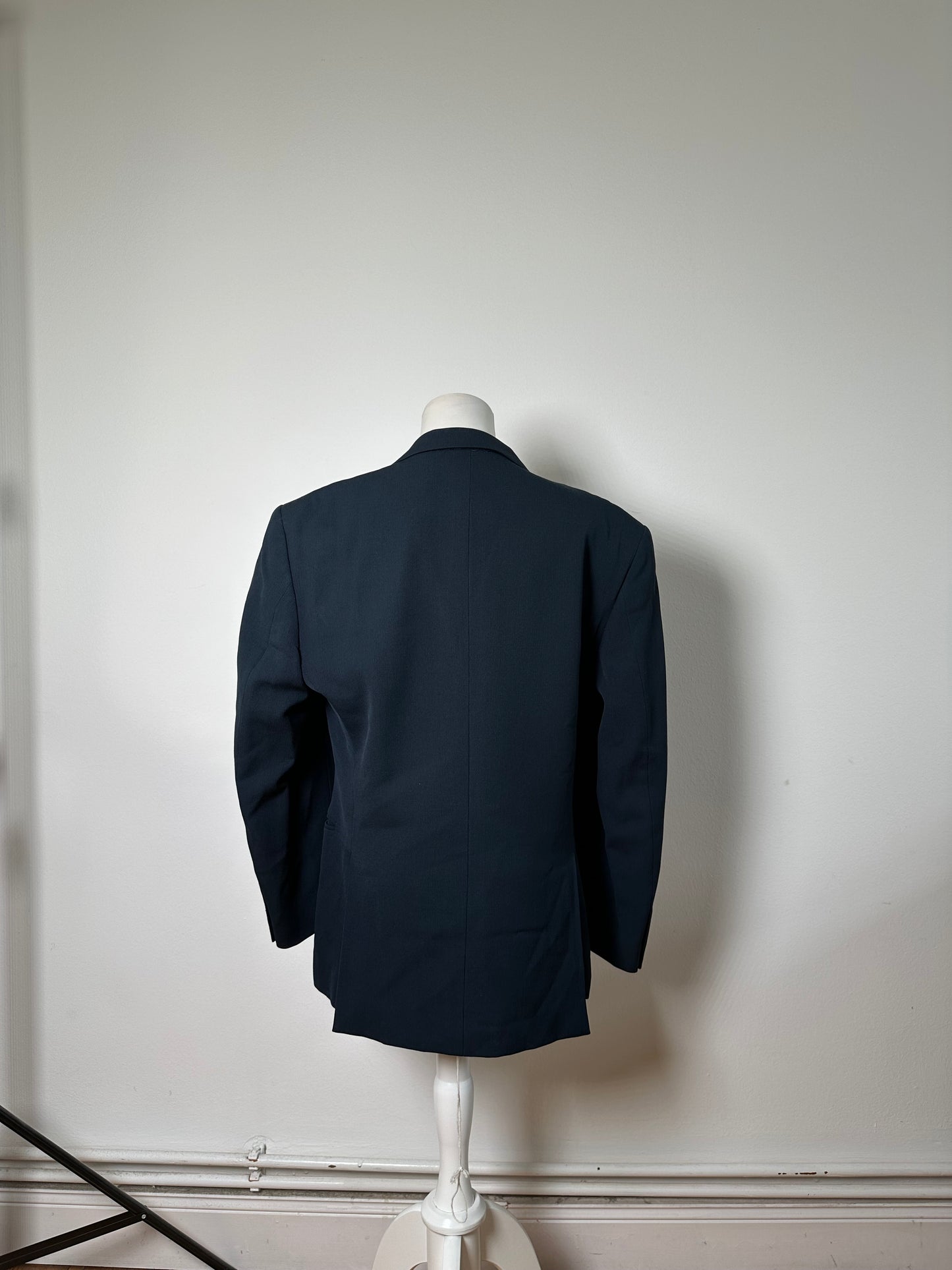 Vintage Dior Men's Wool Blazer Navy M