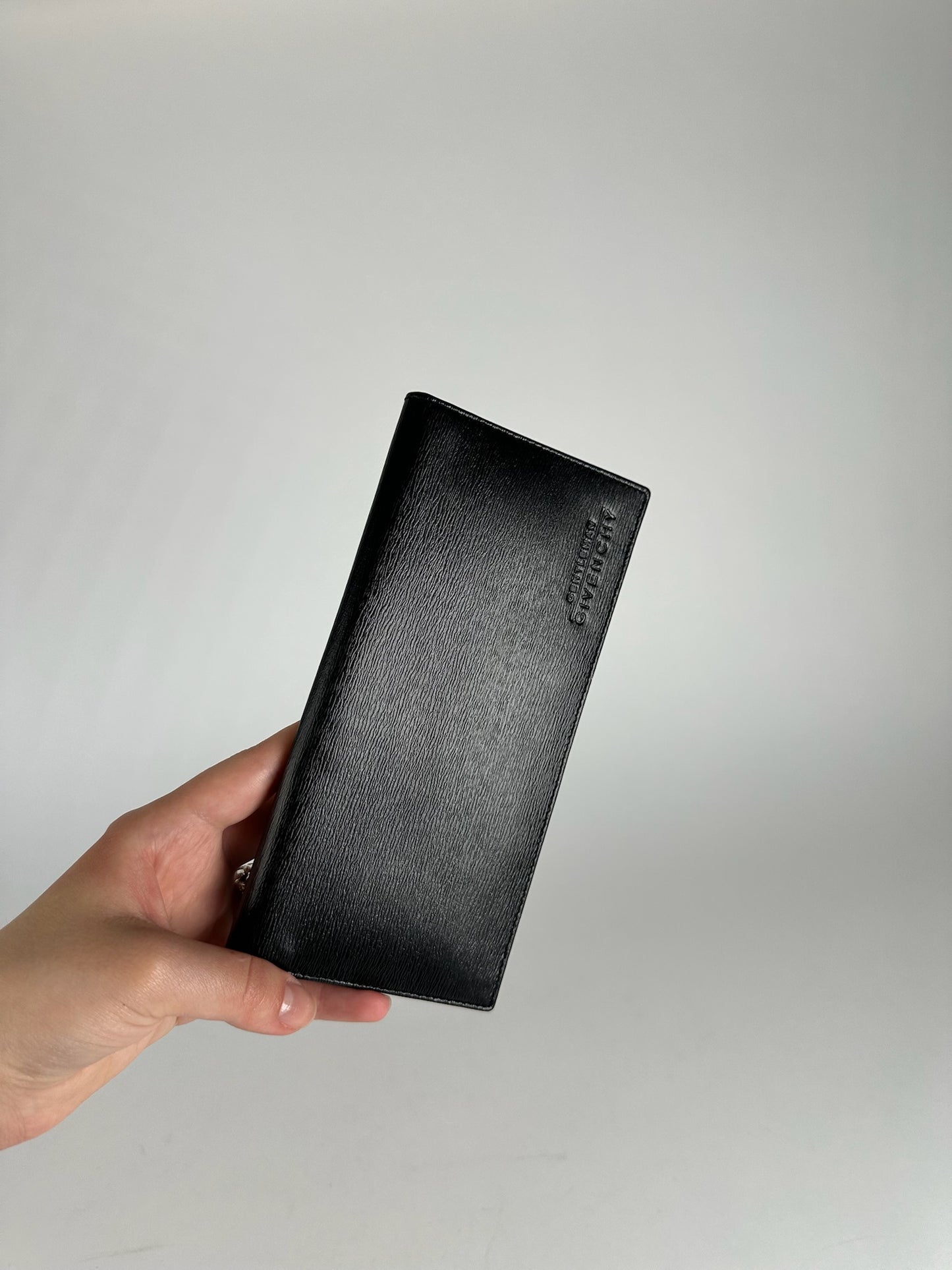 Vintage  Givenchy Leather ID Holder black