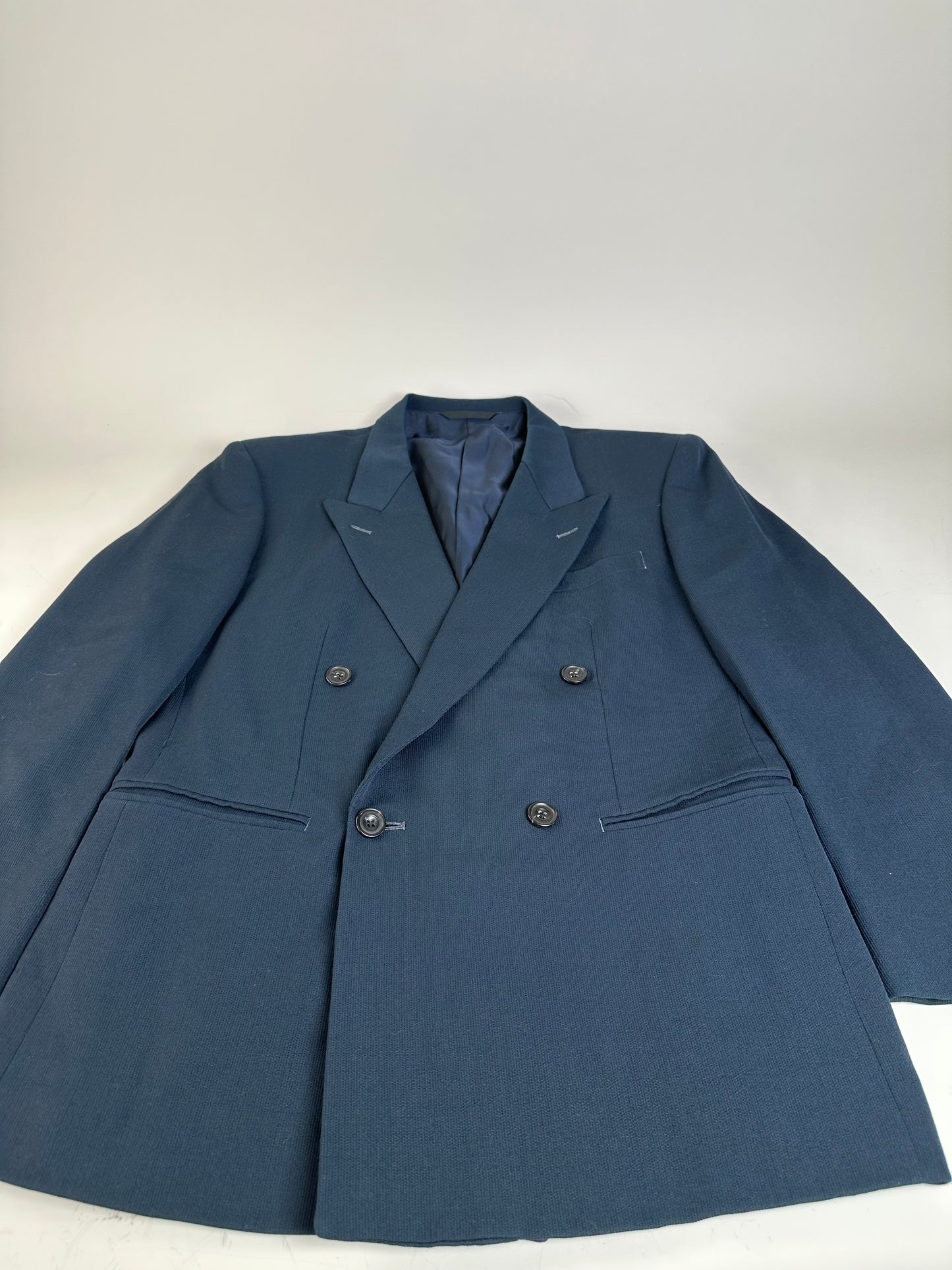 Vintage Dior Men's Wool Blazer Navy M