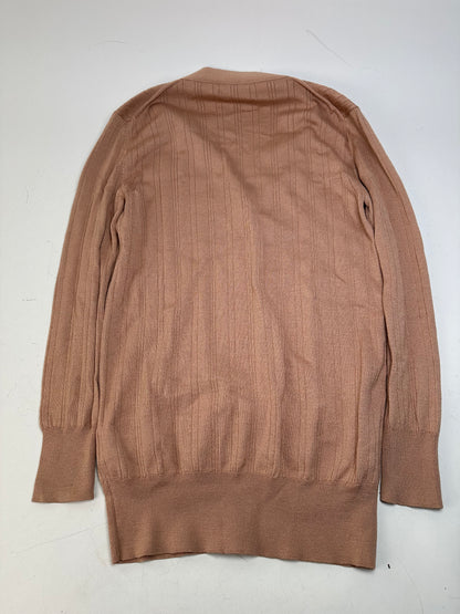 Vintage Chloé Viscose Knit Cardigan Soft Pink XXL