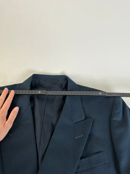 Vintage Dior Men's Wool Blazer Navy M