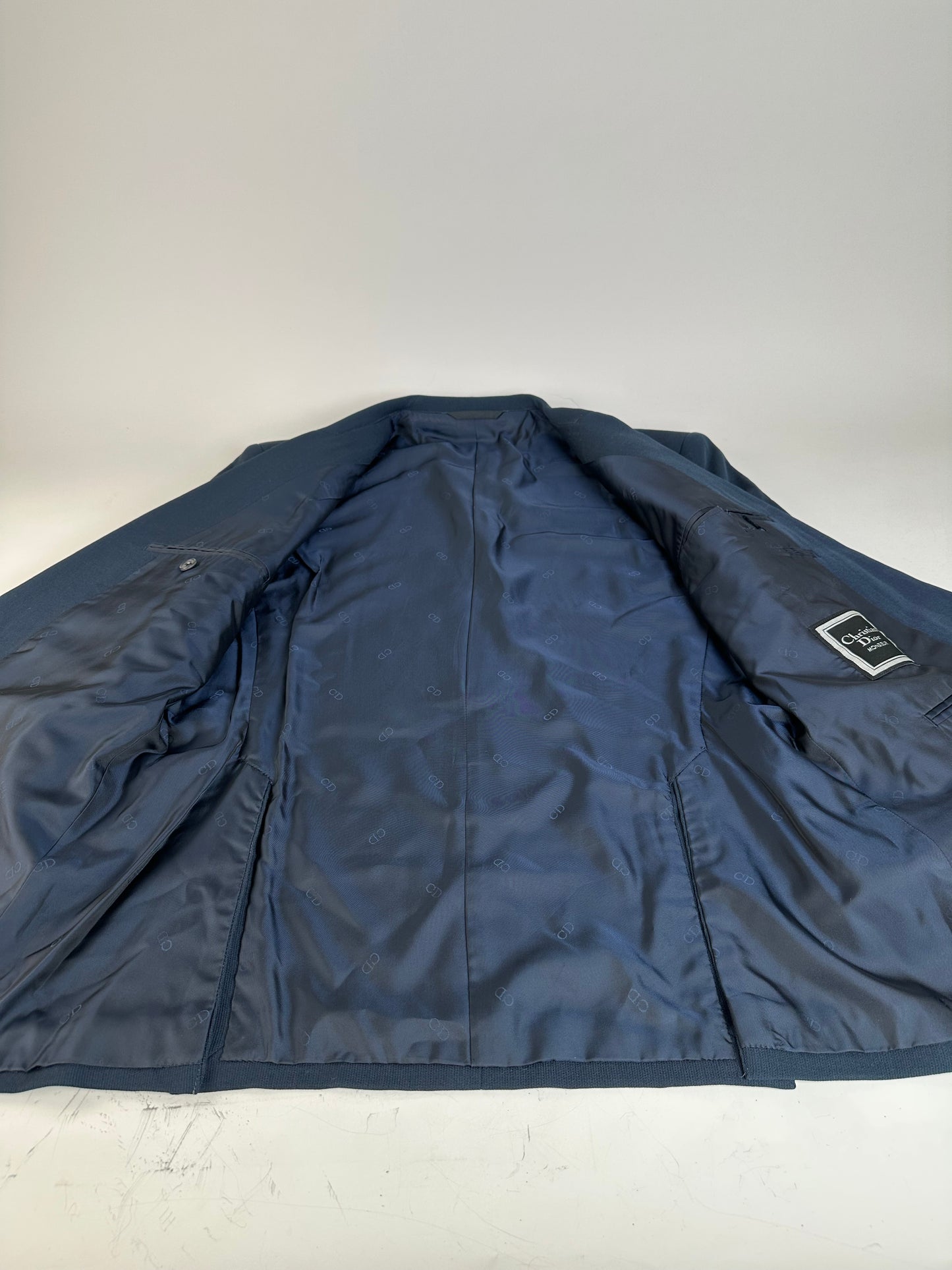 Vintage Dior Men's Wool Blazer Navy M