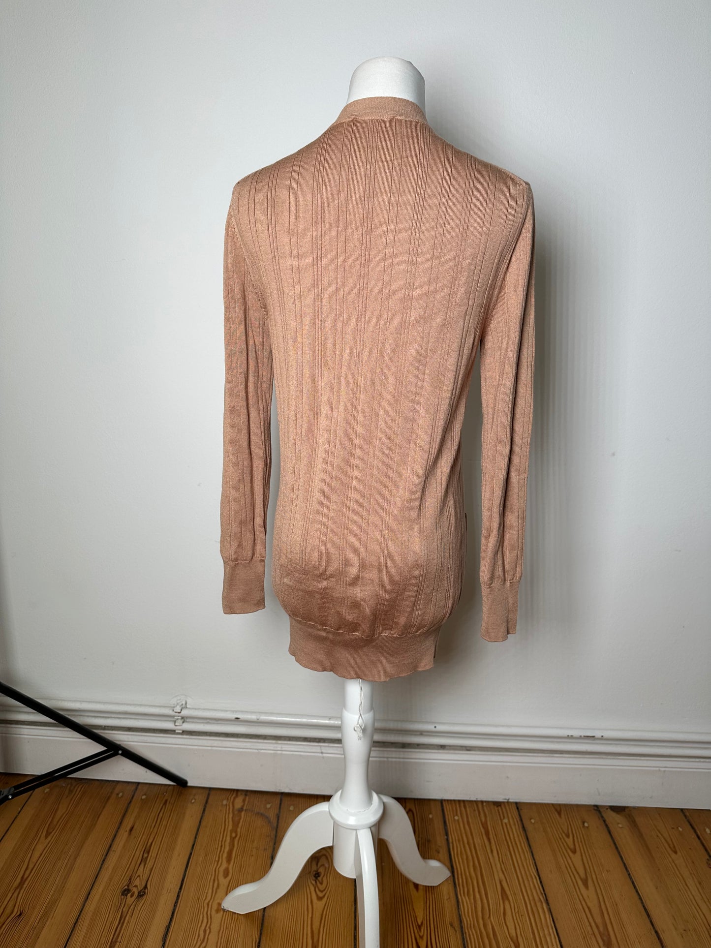 Vintage Chloé Viscose Knit Cardigan Soft Pink XXL
