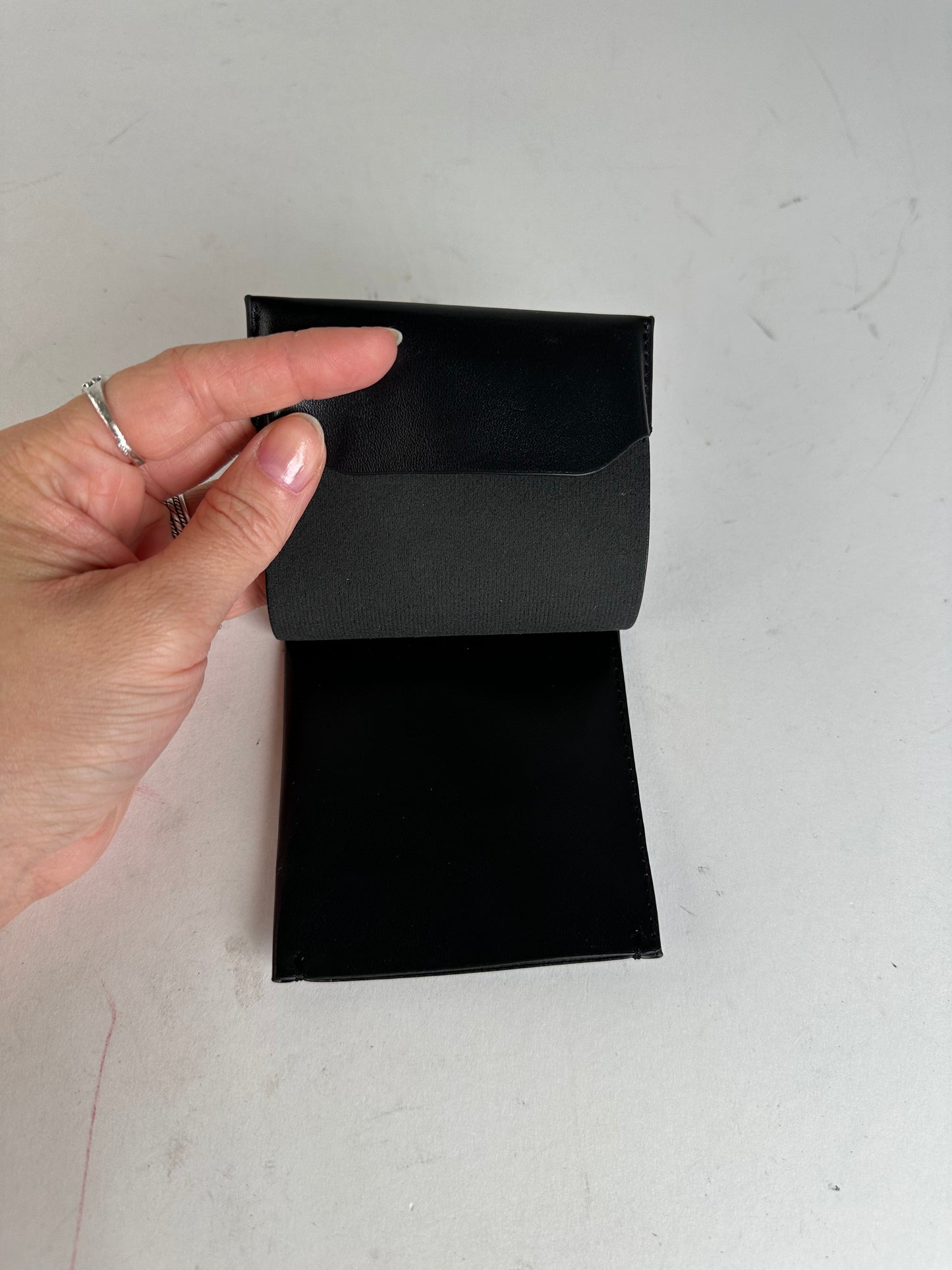 Celine Leather Flat Pouch Black