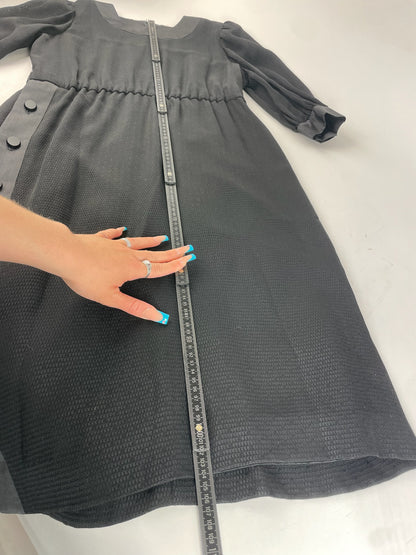 Givenchy Black Maxi Dress with Side Button Detailing