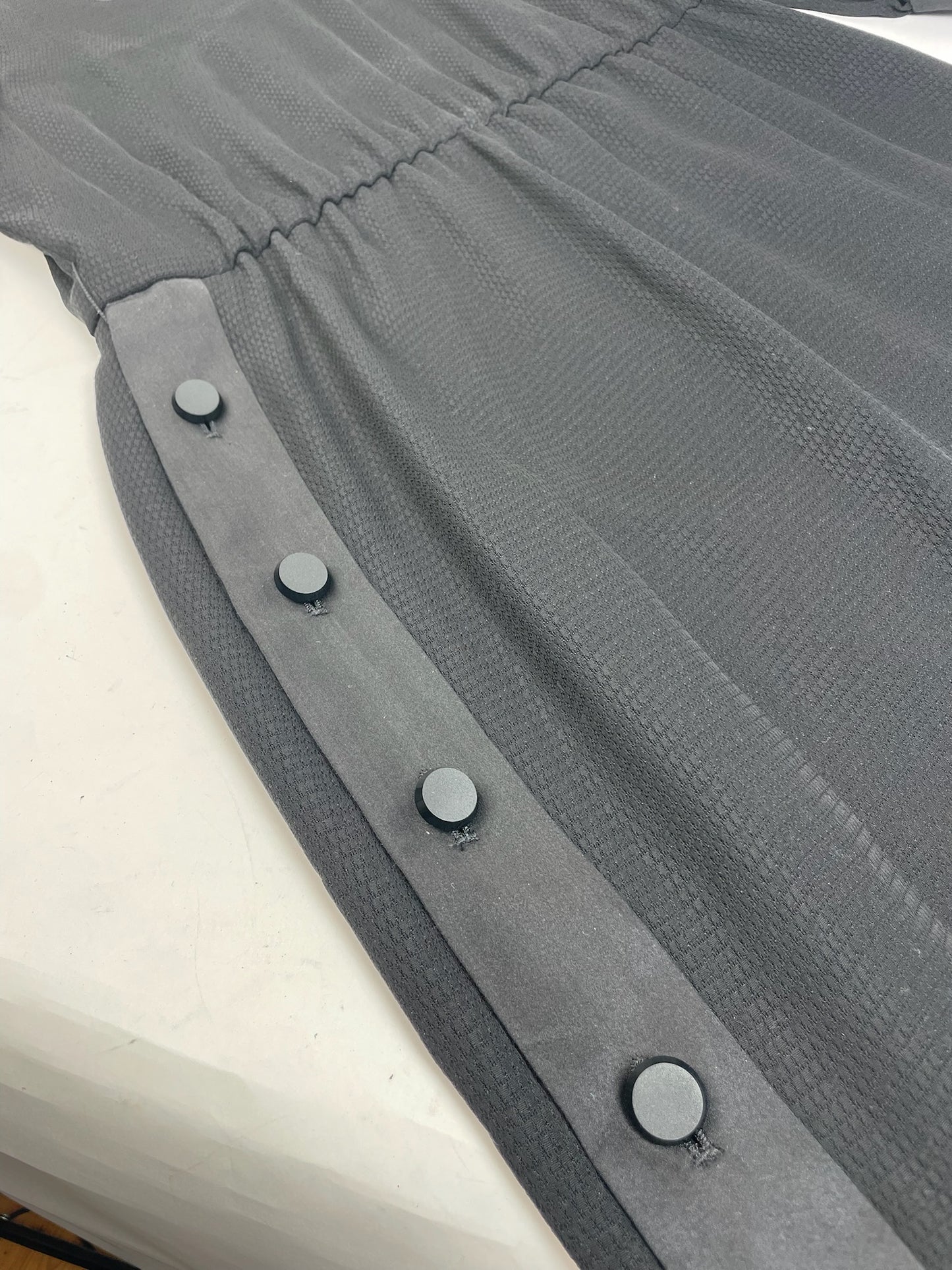 Givenchy Black Maxi Dress with Side Button Detailing