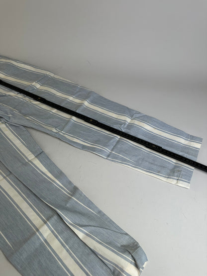 Vintage Dior Cotton Trousers Light Blue White S