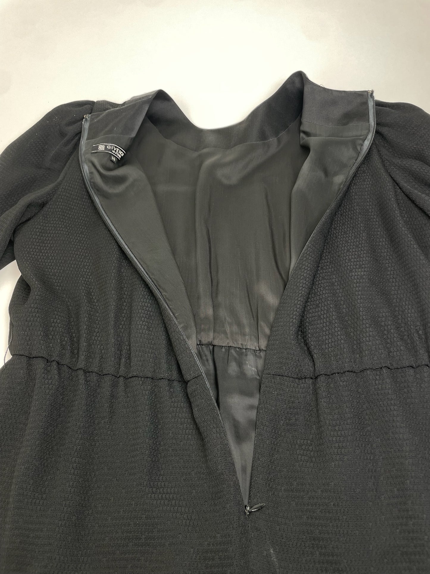 Givenchy Black Maxi Dress with Side Button Detailing