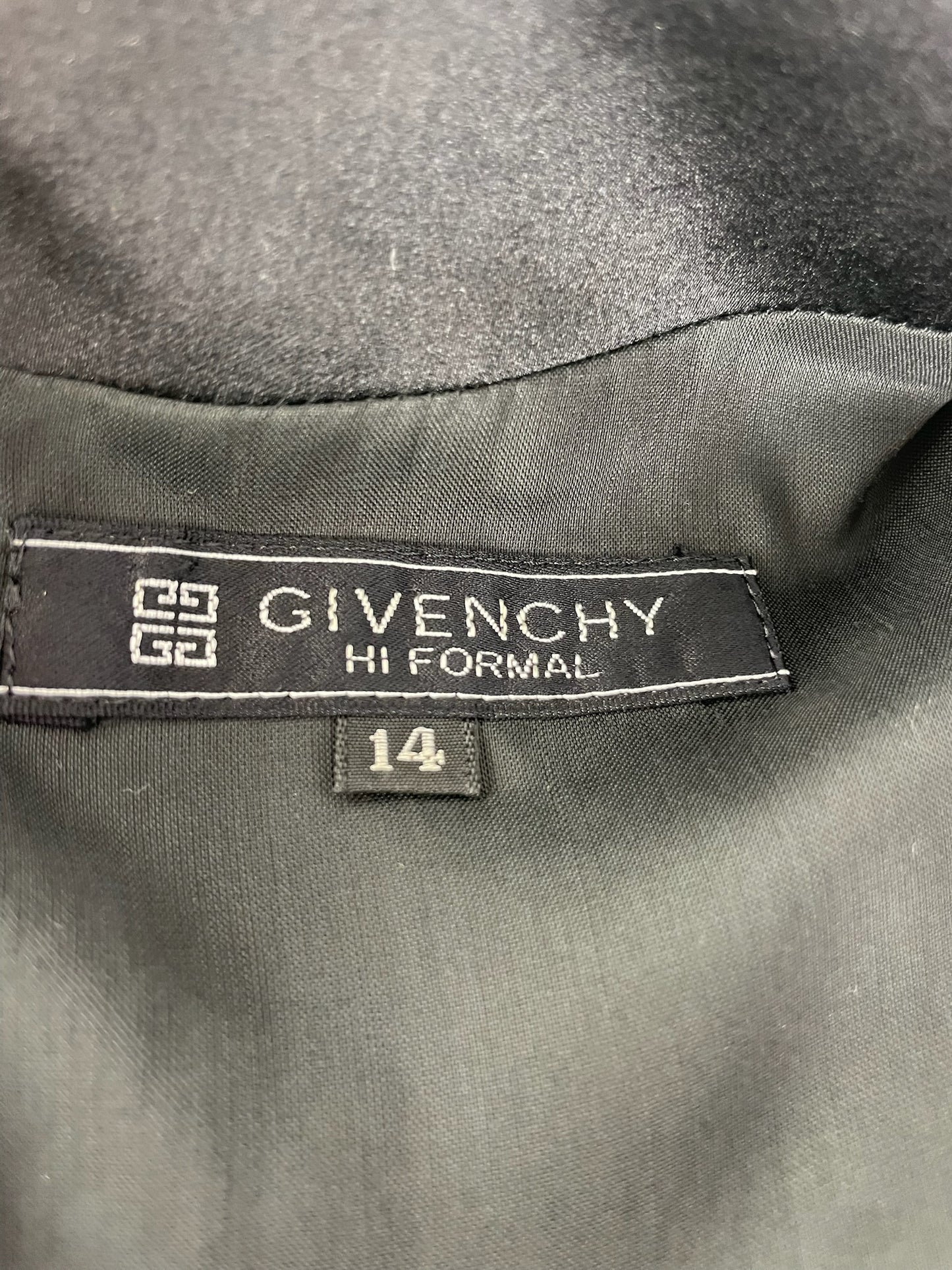 Givenchy Black Maxi Dress with Side Button Detailing
