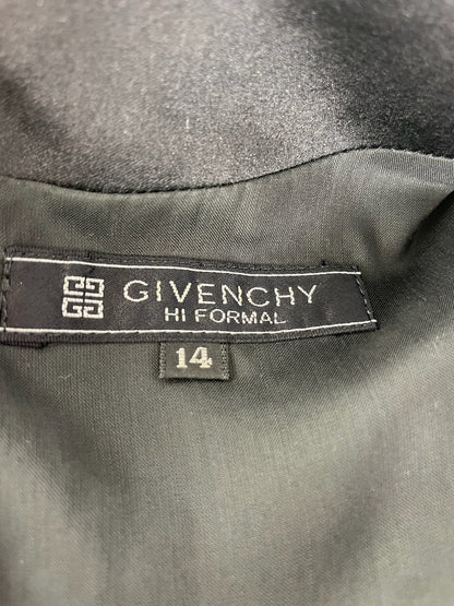 Givenchy Black Maxi Dress with Side Button Detailing