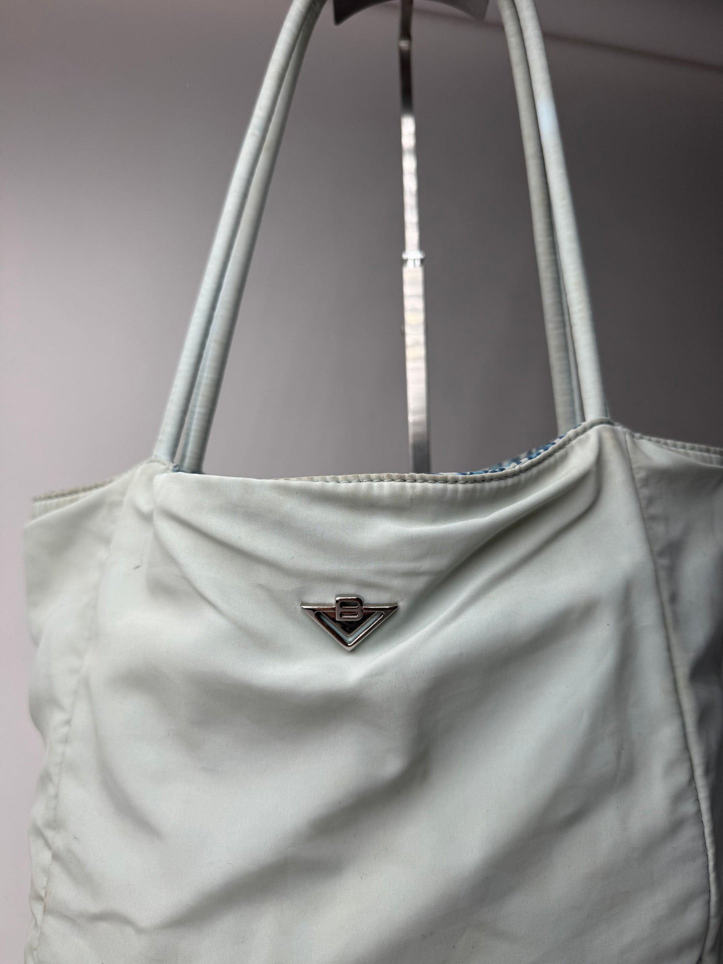 Vintage Bottega Veneta Reversible Shopper bag turquoise