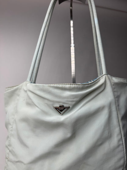 Vintage Bottega Veneta Reversible Shopper bag turquoise