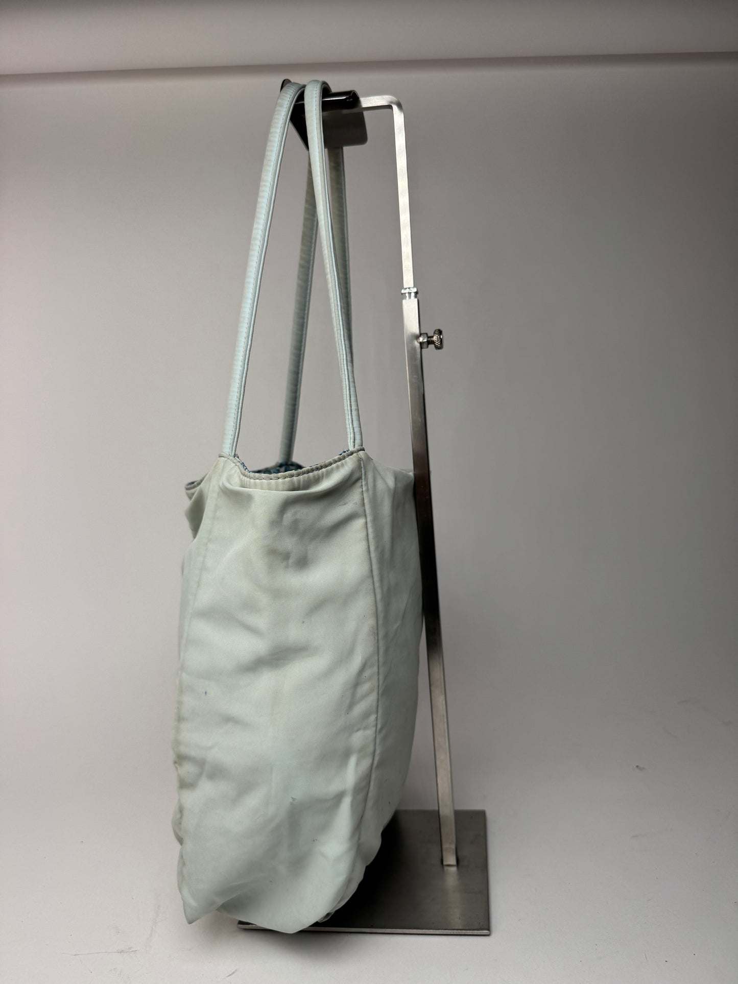 Vintage Bottega Veneta Reversible Shopper bag turquoise