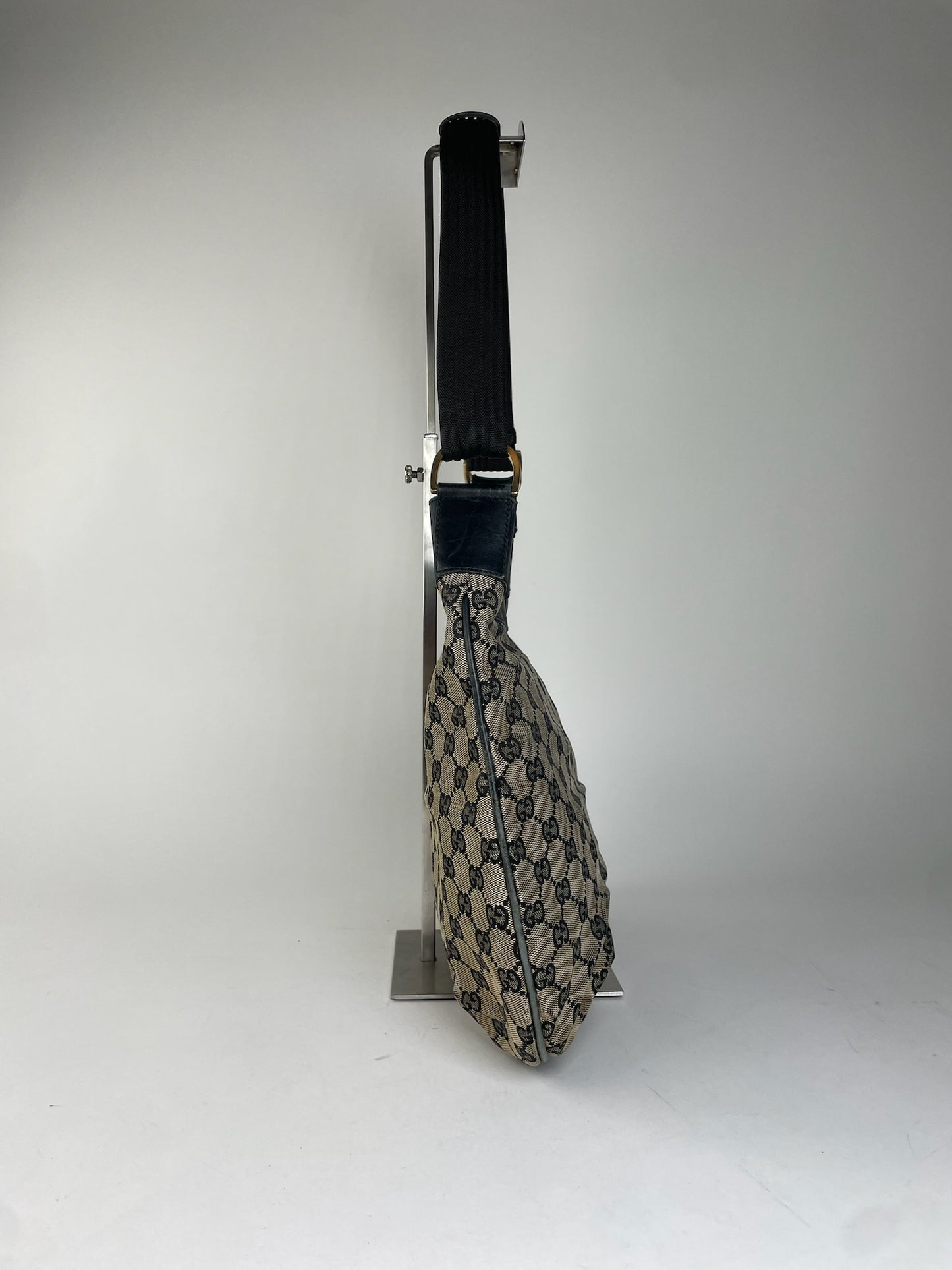 Vintage Gucci Canvas Hobo Bag Brown