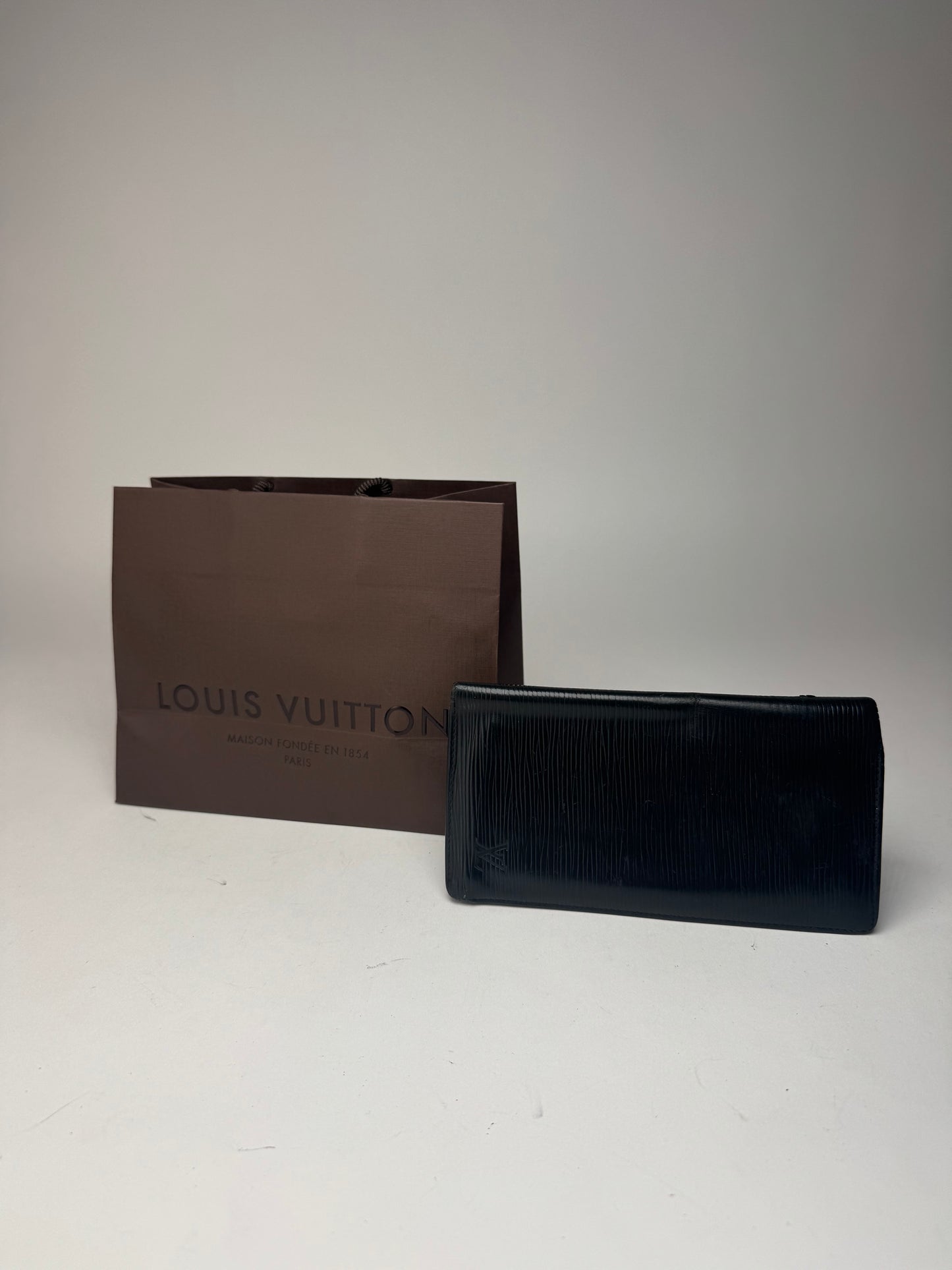 Vintage Louis Vuitton EPI Leather ID Holder / wallet Black