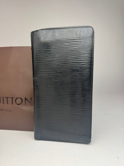 Vintage Louis Vuitton EPI Leather ID Holder / wallet Black