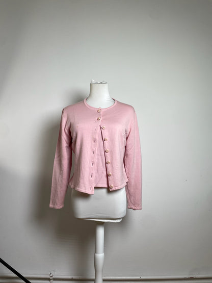 Vintage Dior Knit Cardigan Pink