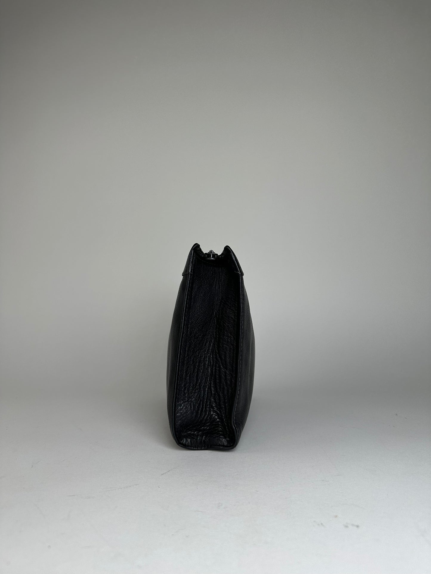 Vintage Givenchy Leather Clutch Black