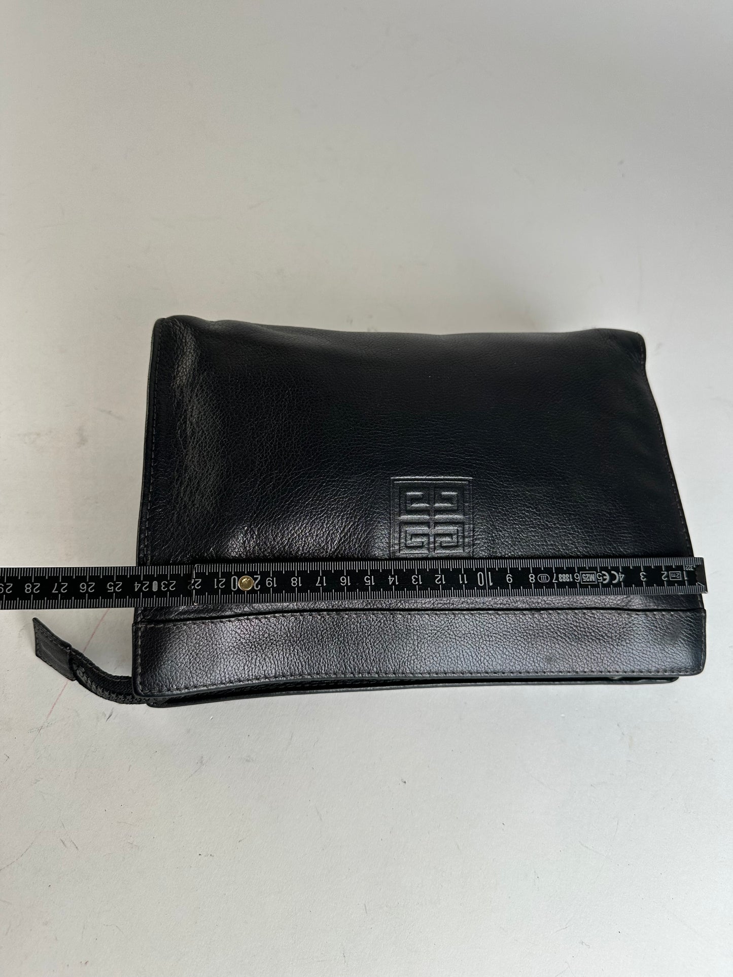 Vintage Givenchy Leather Clutch Black
