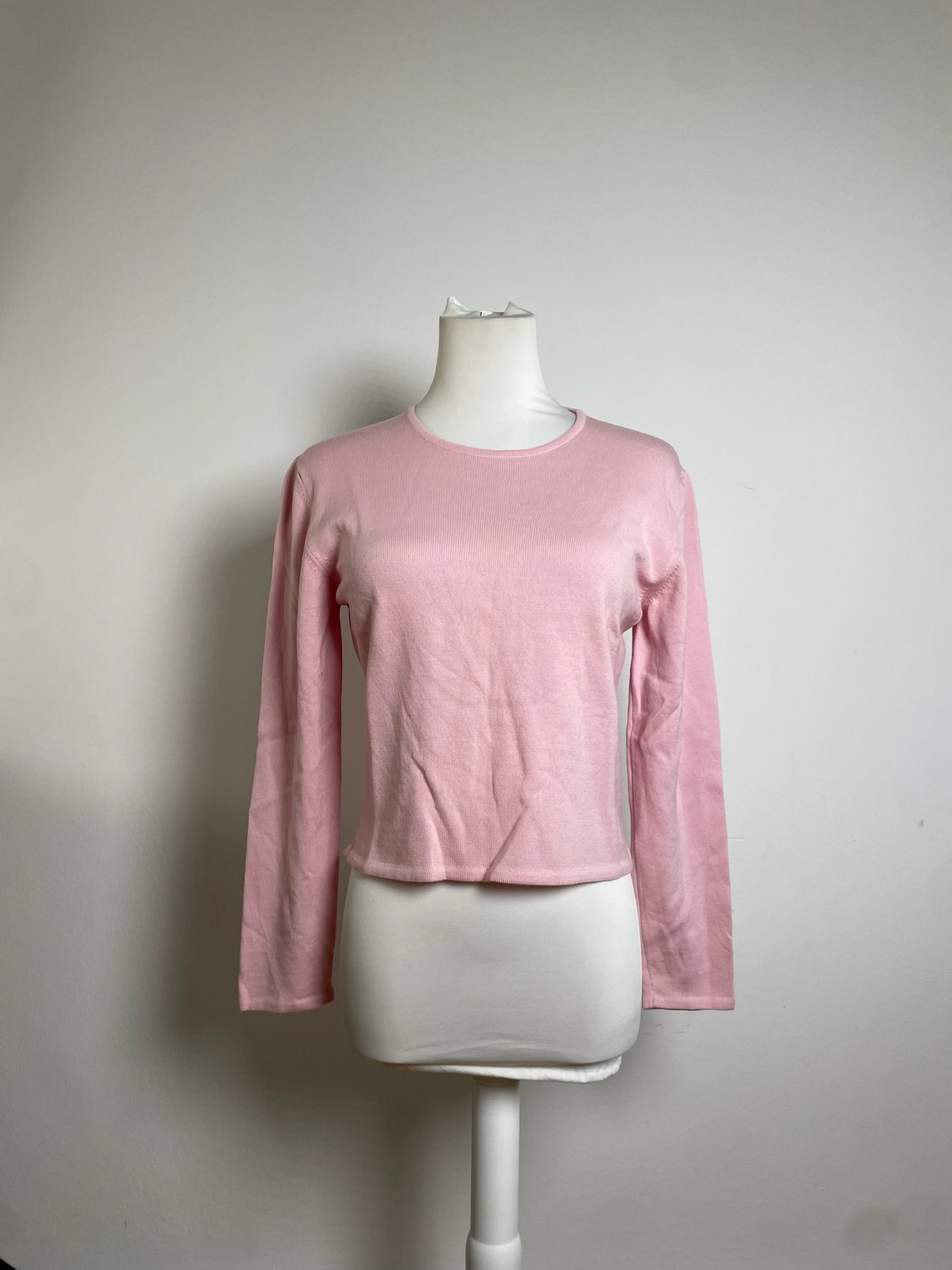 Dior Ribbed Cotton Sweater Pink