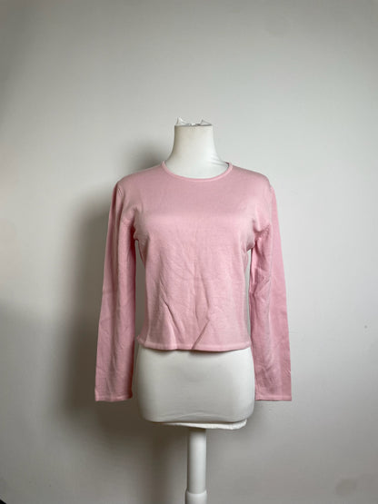 Dior Ribbed Cotton Sweater Pink
