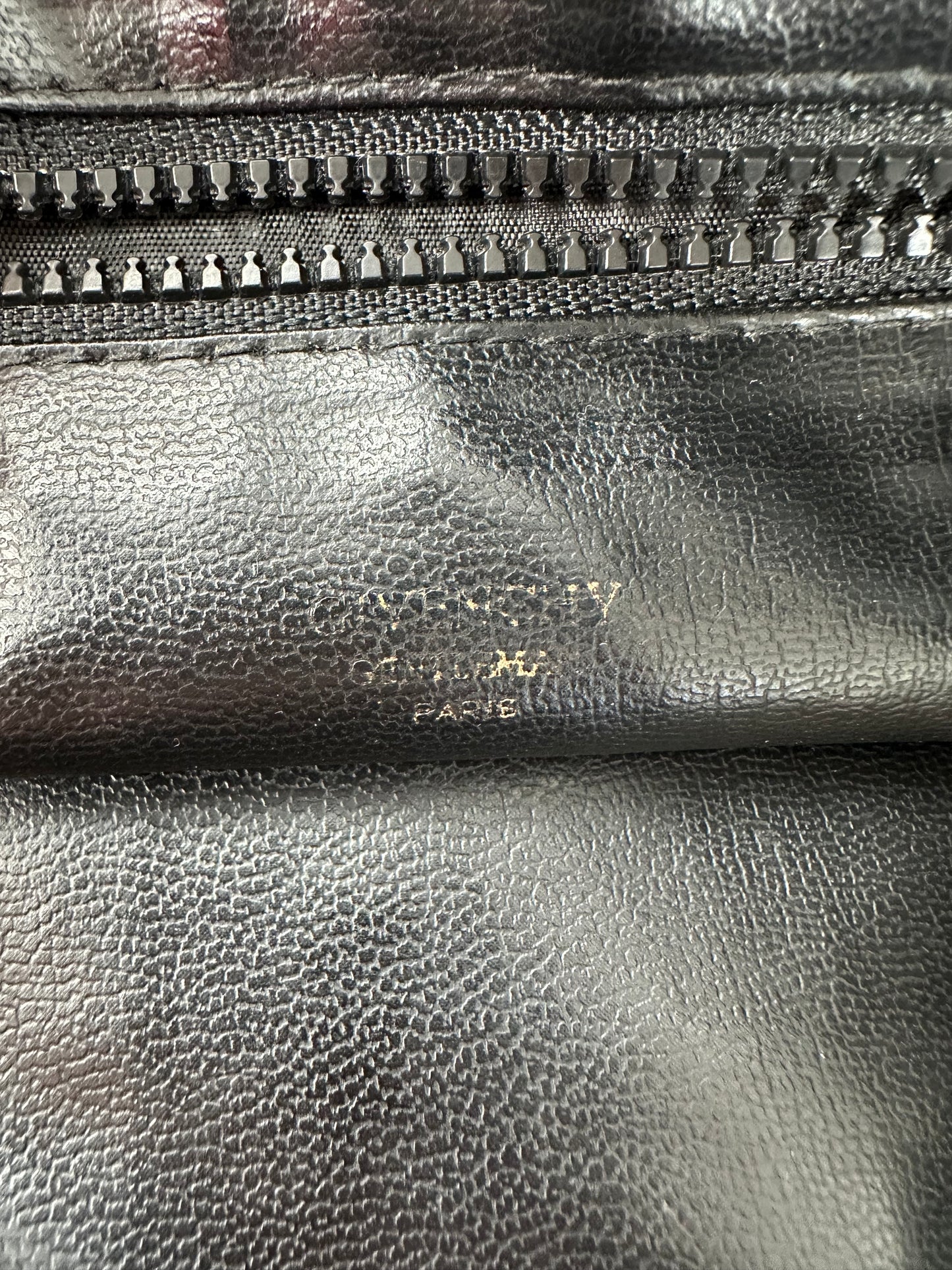 Vintage Givenchy Leather Clutch Black
