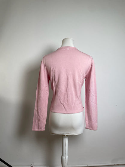 Dior Ribbed Cotton Sweater Pink