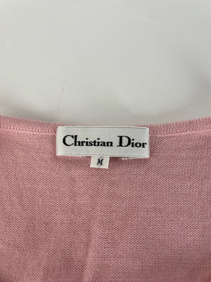 Vintage Dior Knit Cardigan Pink