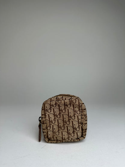 Vintage Dior Oblique Monogram Purse Brown