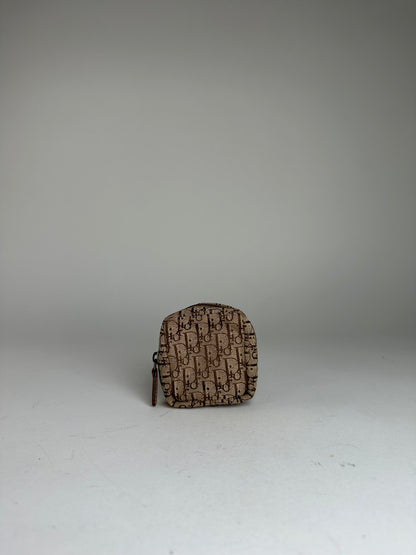 Vintage Dior Oblique Monogram Purse Brown