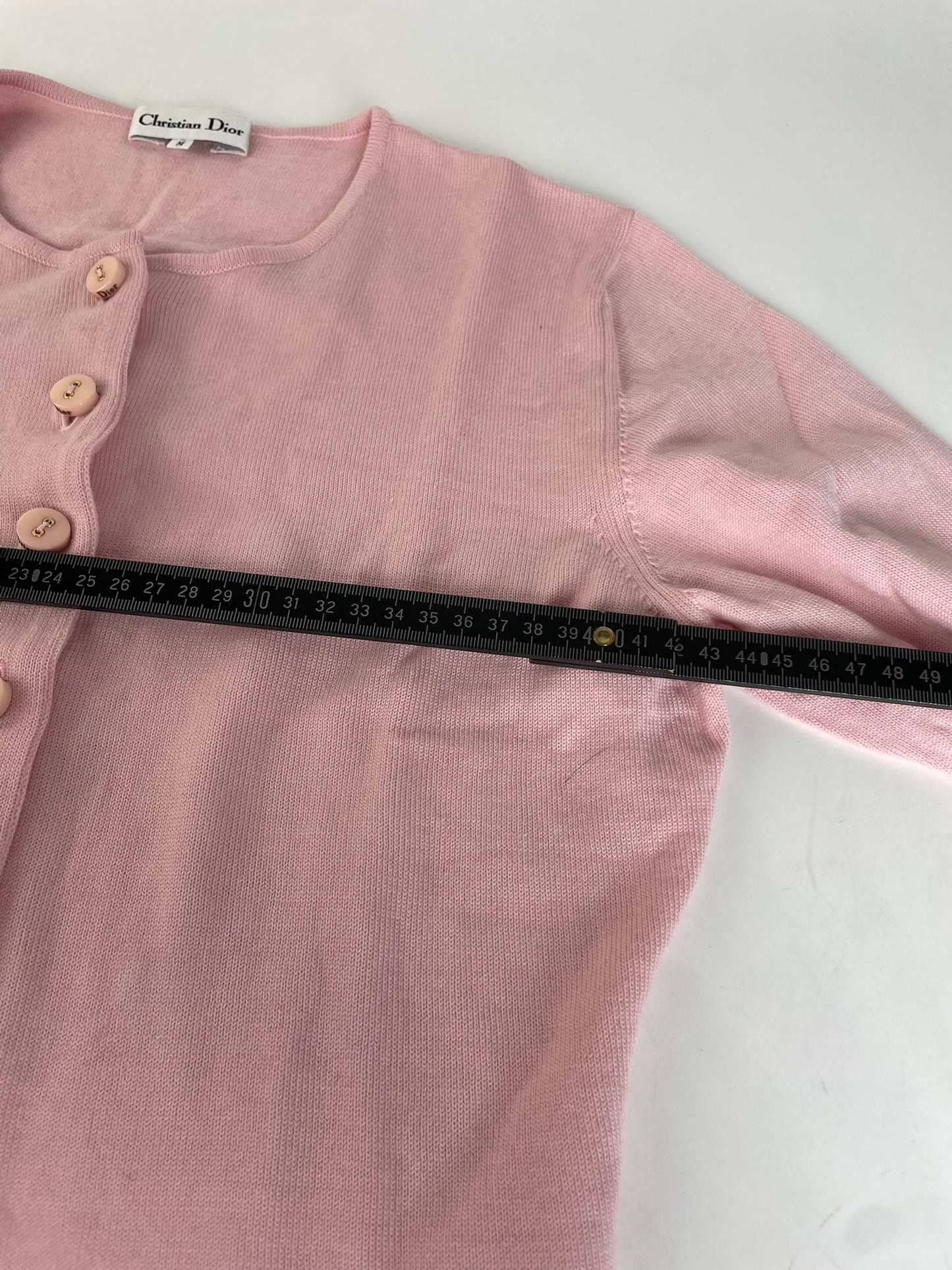 Vintage Dior Knit Cardigan Pink