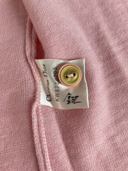 Vintage Dior Knit Cardigan Pink