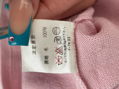 Dior Ribbed Cotton Sweater Pink