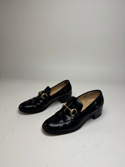 Vintage Gucci Patent Leather Horsebit Pumps EU36,5