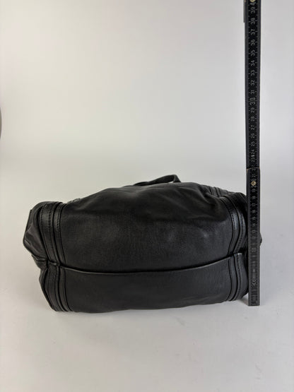 Vintage Chloé Edith Structured Top-Handle Bag Black