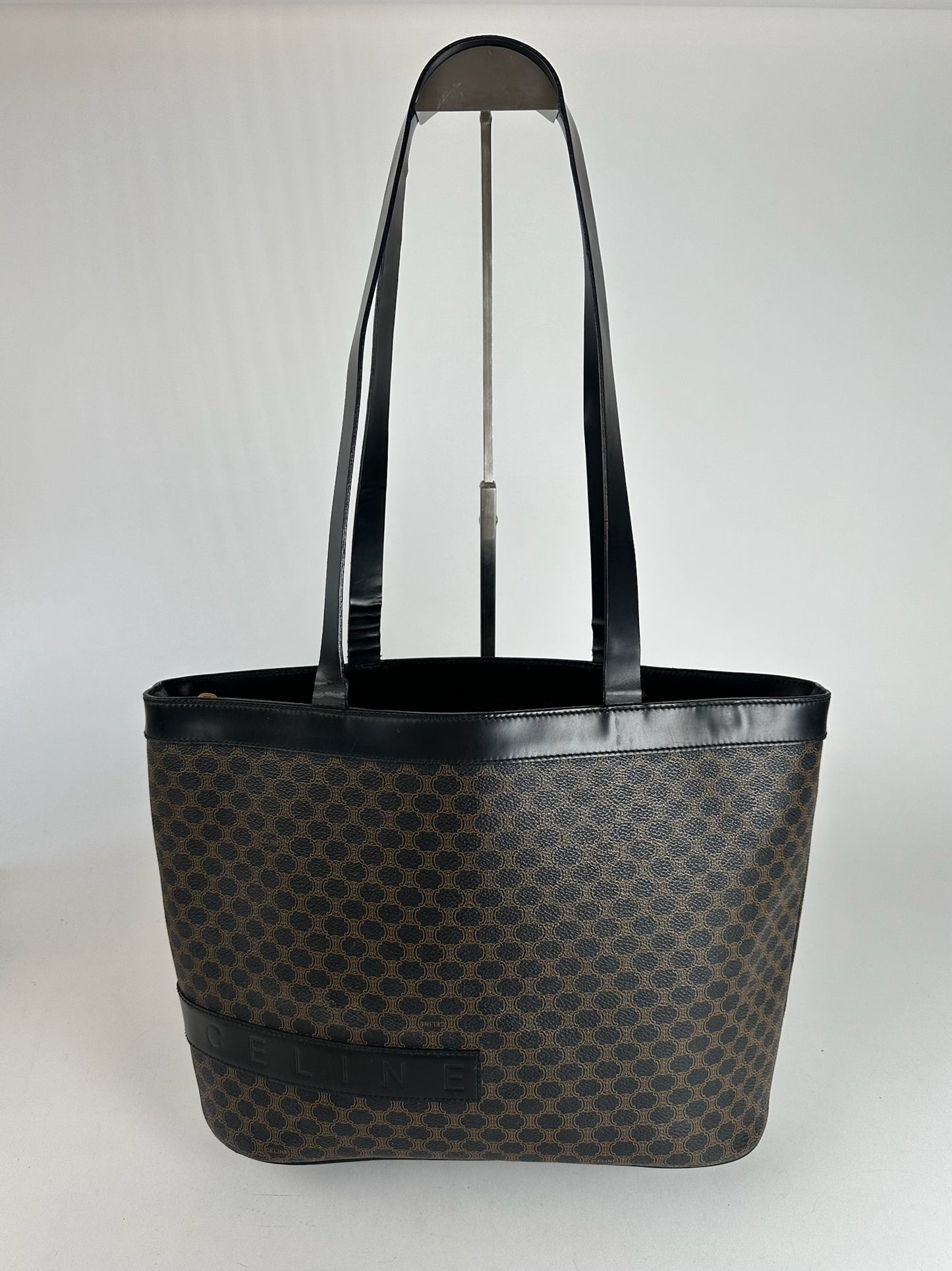 Vintage Celine Paris Leather monogram bag