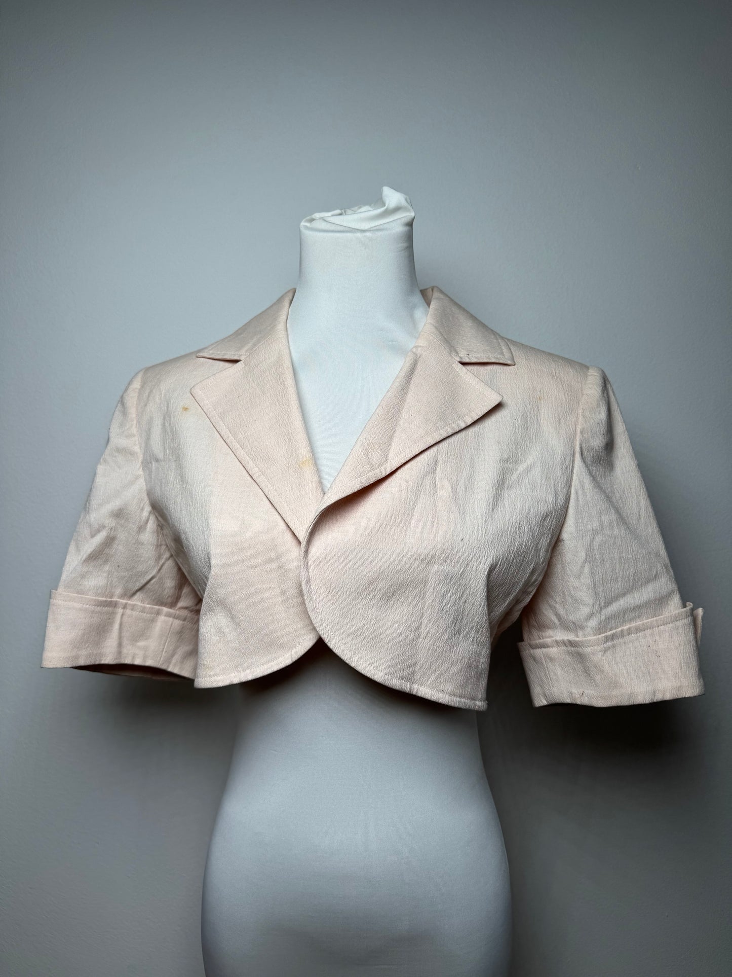 Vintage Dior Short Trenchcoat pink
