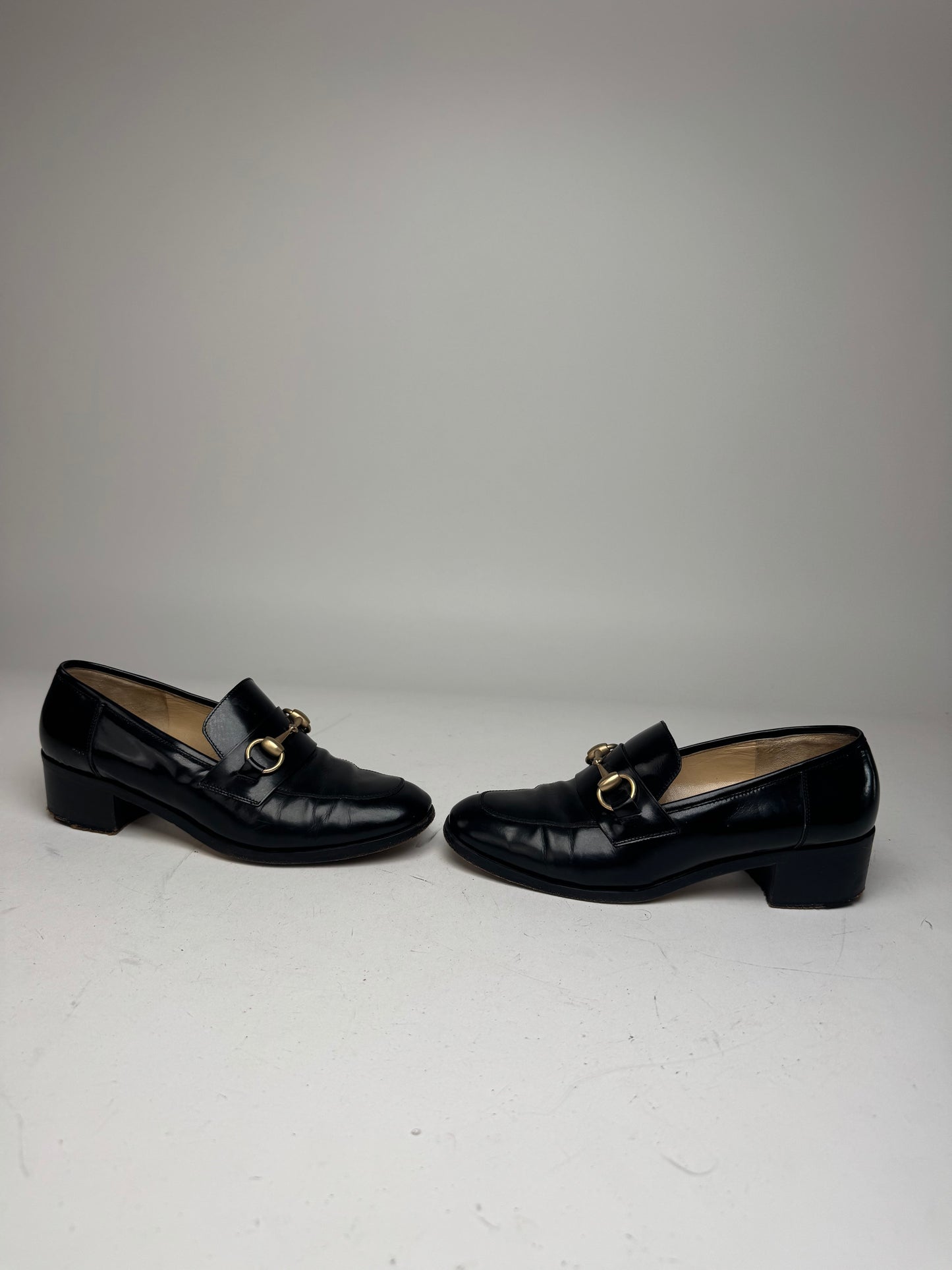 Vintage Gucci Patent Leather Horsebit Pumps EU36,5