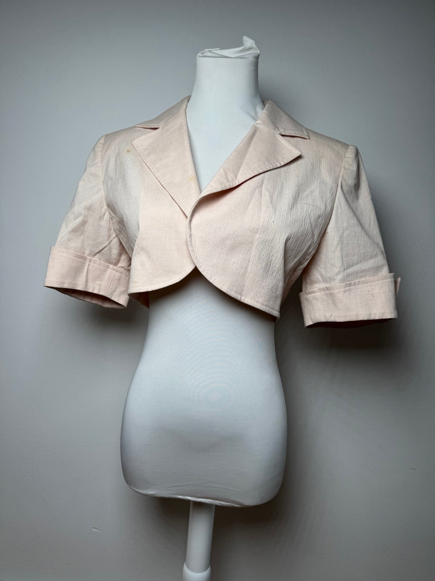 Vintage Dior Short Trenchcoat pink