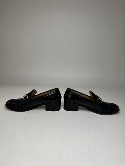 Vintage Gucci Patent Leather Horsebit Pumps EU36,5