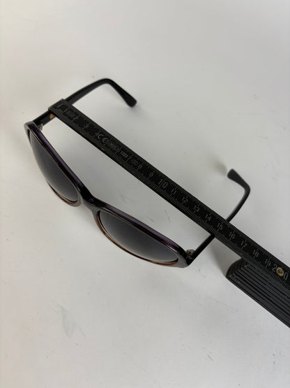 Vintage Marni Gradient Frame Sunglasses c. 2010s Brown Black