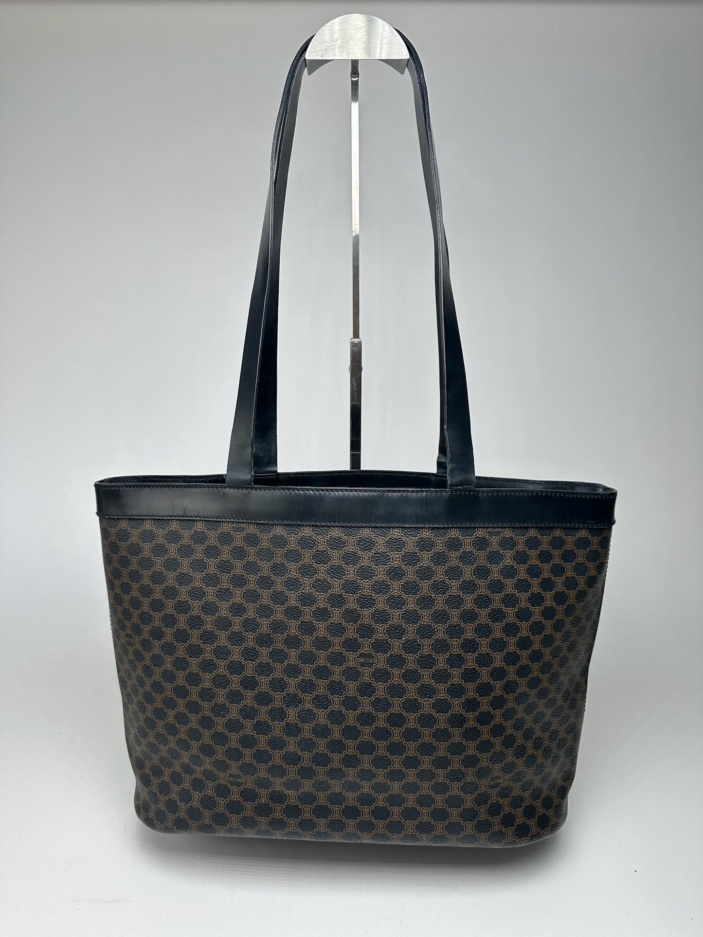 Vintage Celine Paris Leather monogram bag