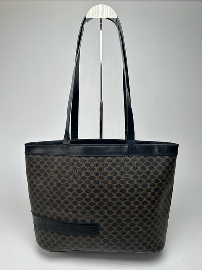 Vintage Celine Paris Leather monogram bag