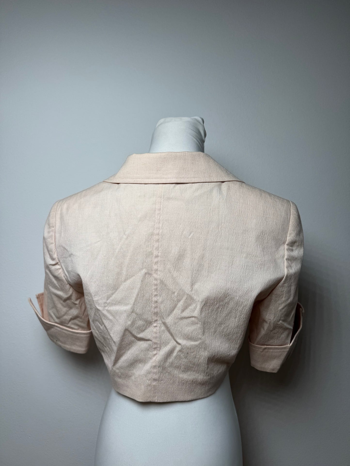 Vintage Dior Short Trenchcoat pink