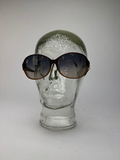 Vintage Marni Gradient Frame Sunglasses c. 2010s Brown Black