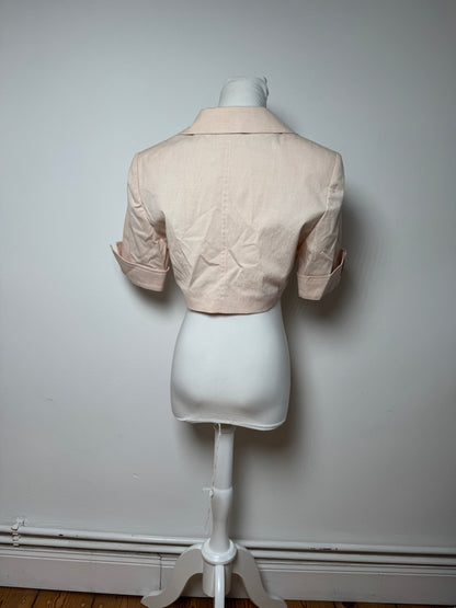 Vintage Dior Short Trenchcoat pink