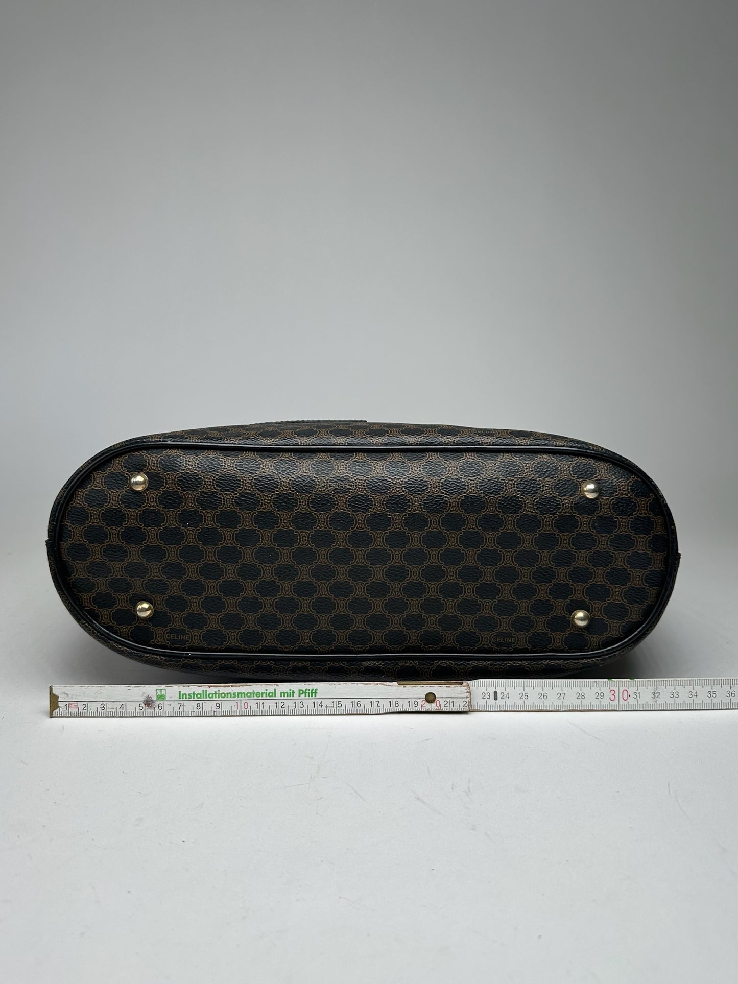 Vintage Celine Paris Leather monogram bag