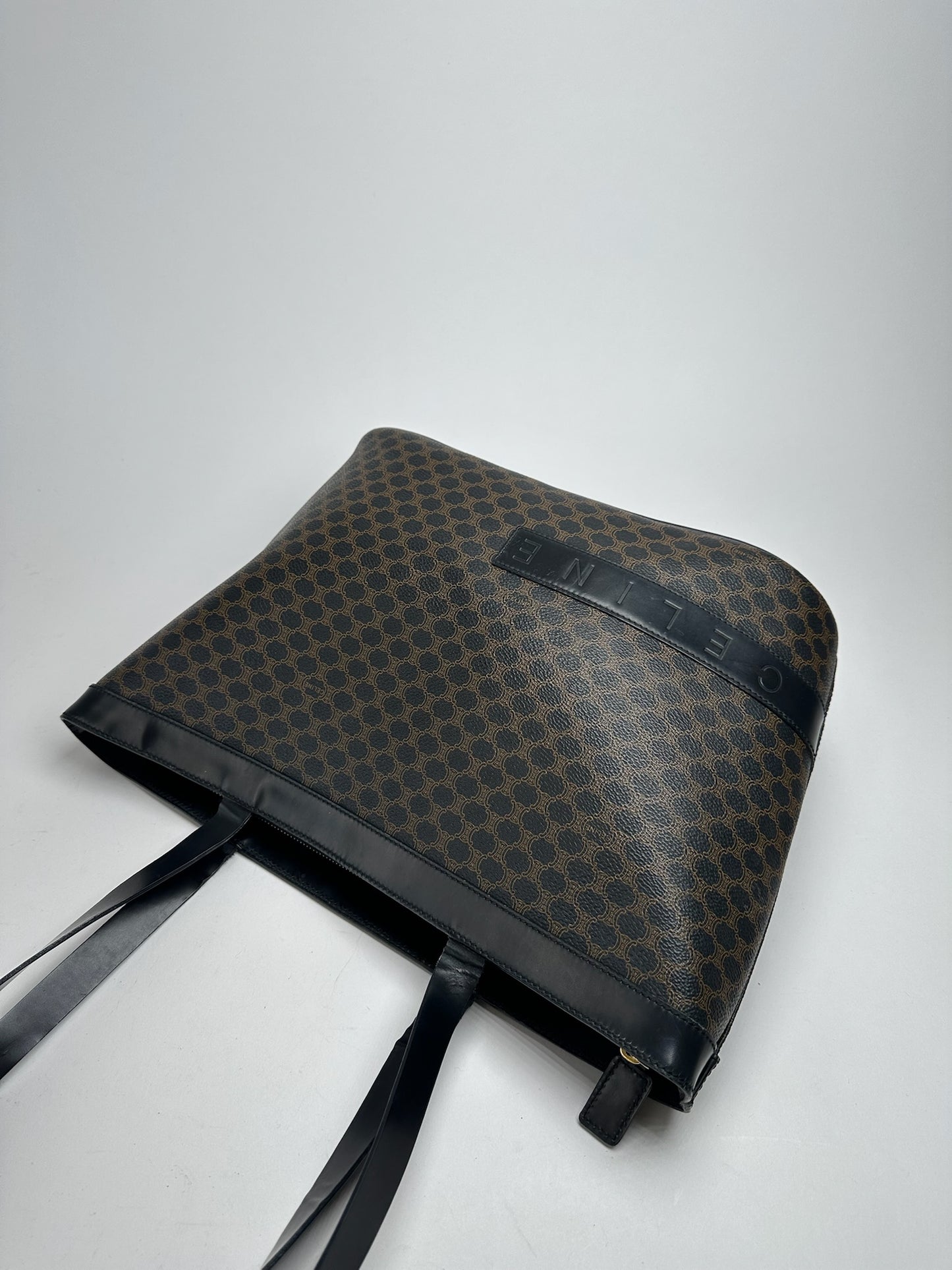 Vintage Celine Paris Leather monogram bag