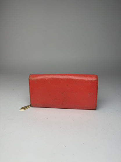 Vintage Vivienne Westwood Patent Leather Monogram wallet red